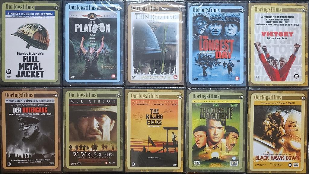 Oorlogsfilms Collectie Sealed, Ophalen of Verzenden, Nieuw in verpakking, Oorlog