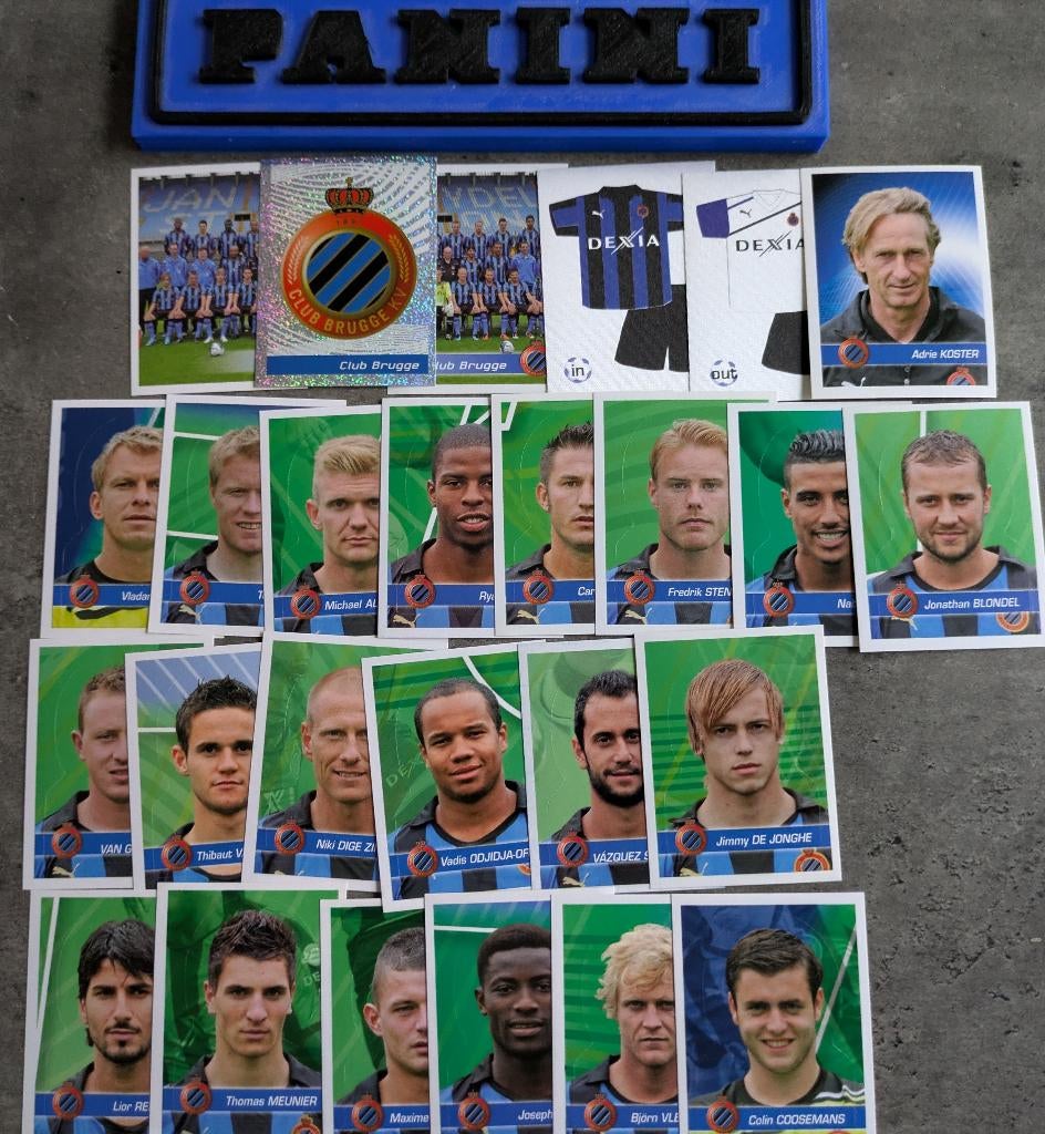 PANINI FOOTBALL 2012 26X STICKERS : CLUB BRUGGE  voetbal, Verzenden, Nieuw