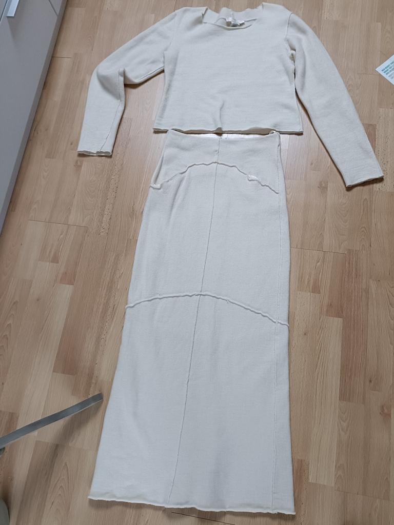 Ensemble jupe longue et pull court Nicole Cadine, Kleding | Dames, Ophalen of Verzenden, Zo goed als nieuw