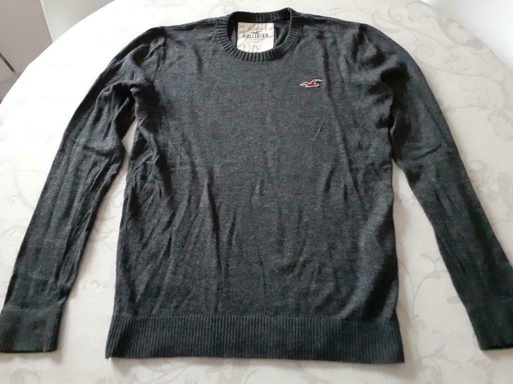 Hollister trui + t-shirt, Ophalen of Verzenden, Zo goed als nieuw, Grijs, Hollister