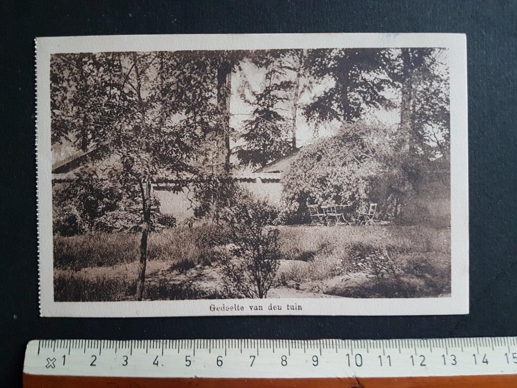 Postkaart Aarschot St. Jozefscollege Aerschot Gedeelte tuin, Ophalen of Verzenden, 1920 tot 1940, Ongelopen, Vlaams-Brabant
