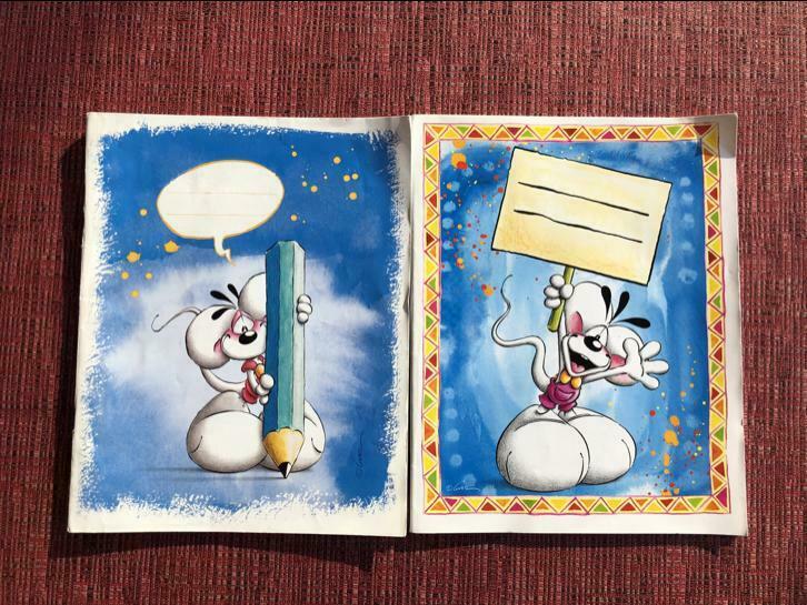 2 Diddl schriftjes, Enlèvement ou Envoi, Diddl, Comme neuf, Papier, Carte ou Papeterie