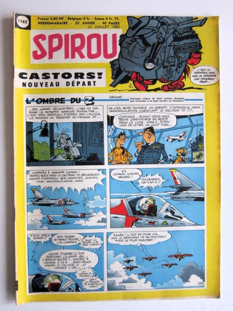 Hebdo Spirou 1162 + mini-récit n°26 (1960), Enlèvement ou Envoi, Une BD, Comme neuf, Collectif