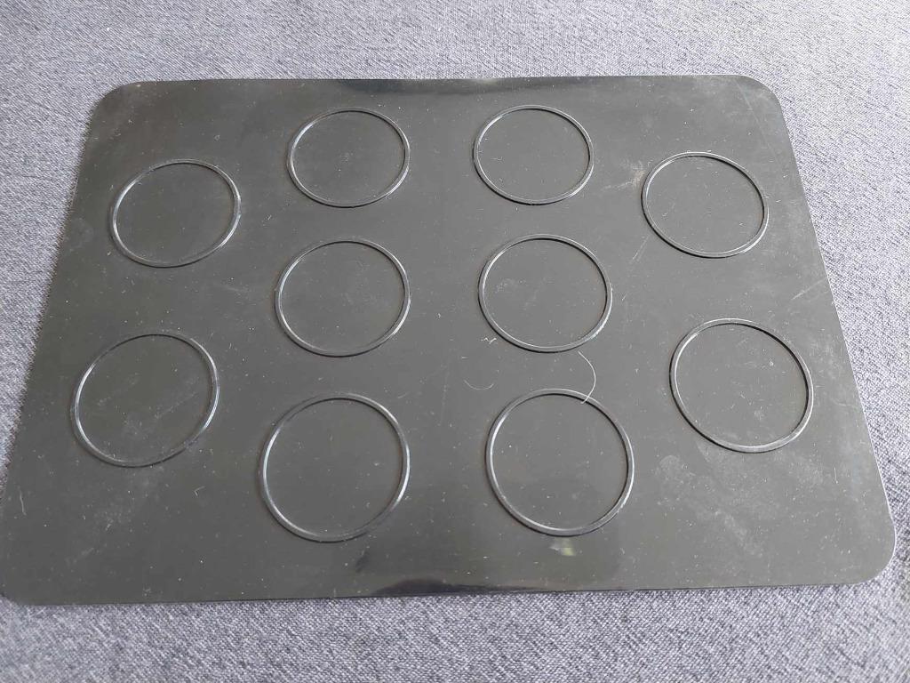 Siliconen bakmat voor macarons, Ophalen of Verzenden, Zo goed als nieuw