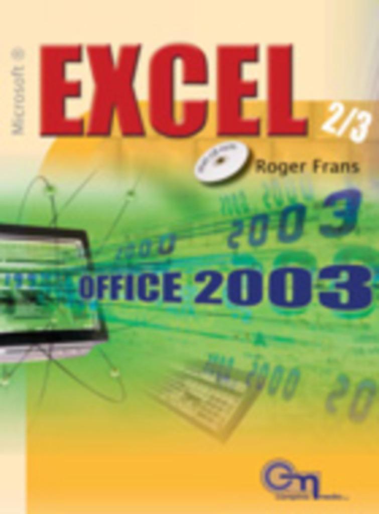 Microsoft Excel 2003 2-3|Roger Frans 903561187X, Livres, Informatique & Ordinateur, Enlèvement ou Envoi, Utilisé, Zie beschrijving