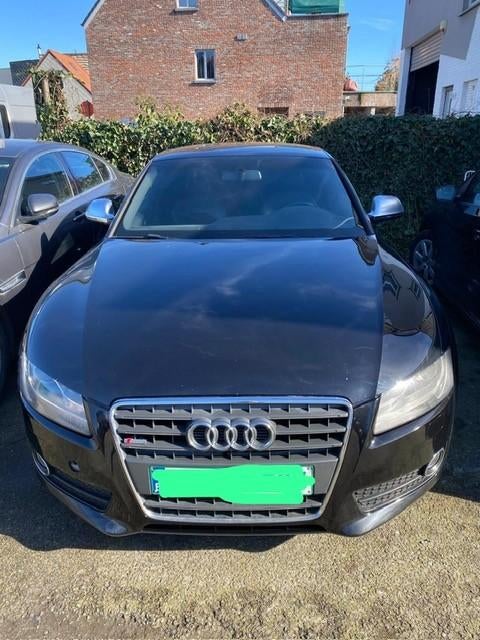 Audi A5 2.0 TFSI, Auto's, Audi, Particulier, A5, Bluetooth, Benzine, Euro 5, Coupé, 3 deurs, Handgeschakeld, Zwart, Zwart, Leder