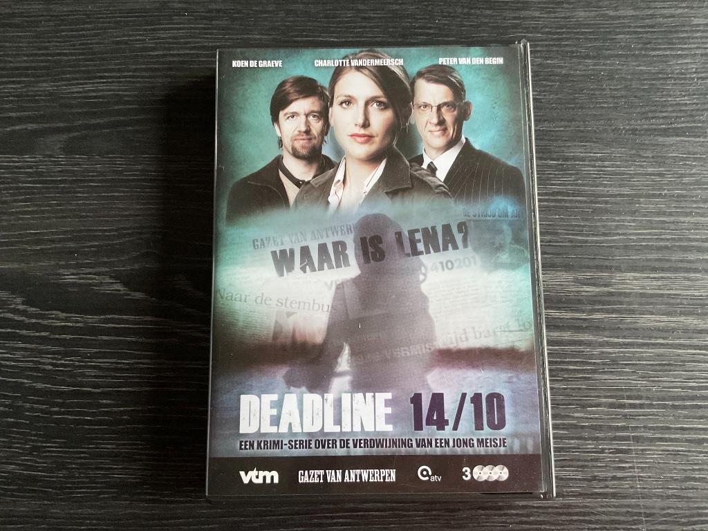 Dvd Deadline 14/10. VTM Vlaamse tv-serie - nieuw, Cd's en Dvd's, Dvd's | Tv en Series, Ophalen of Verzenden, Zo goed als nieuw