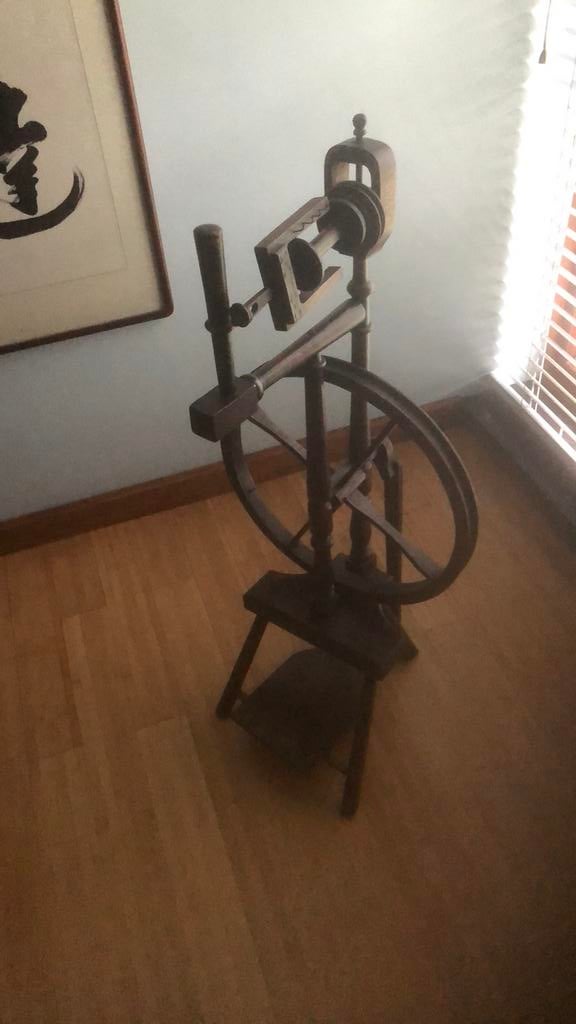 Beau rouet ancien, Enlèvement, Utilisé, Rouet