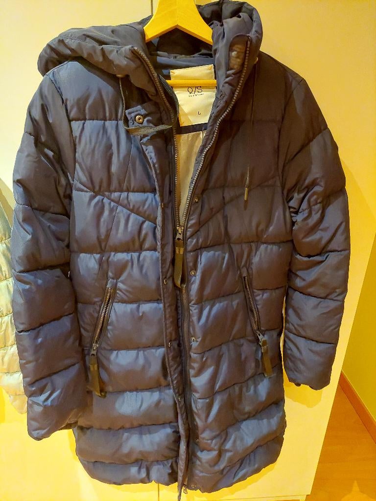 Winterjas Q/S S Oliver, Blauw, Maat 42/44 (L), Ophalen of Verzenden, Nieuw