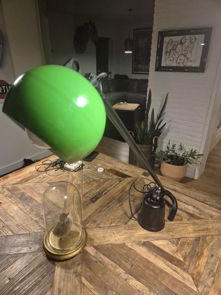 Lampe de bureau italienne Lampada da Tavolo Dorbeman, Enlèvement, Métal