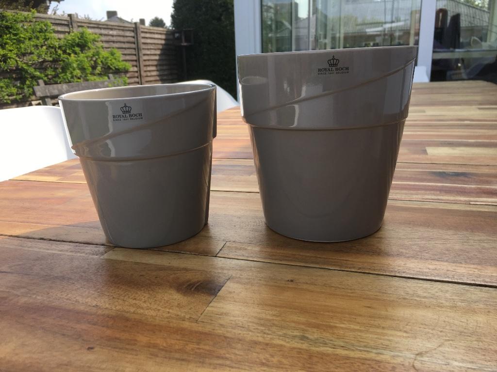 Bloempot cachepot Boch, Ophalen, Zo goed als nieuw