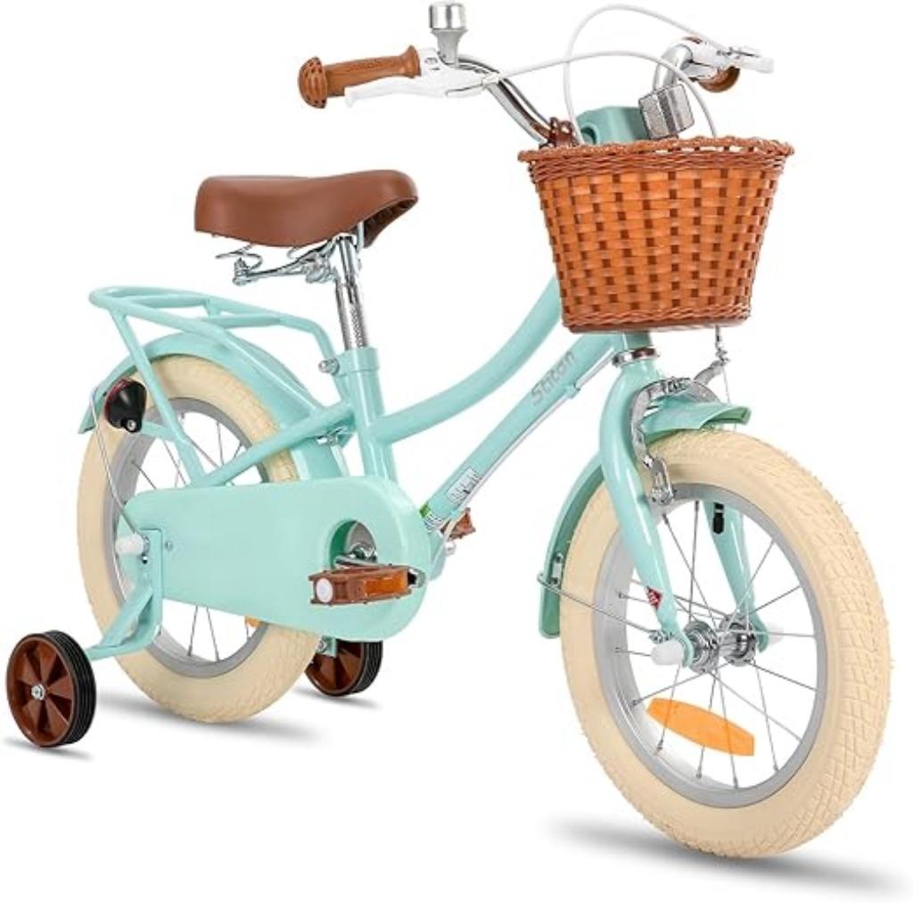 Vélo pour enfants avec panier et roues d'entraînement LIVRA, Envoi, Neuf
