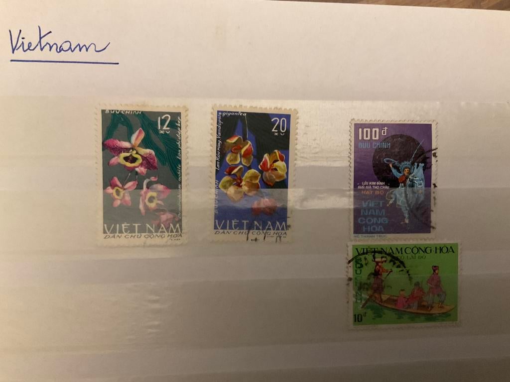 Timbres Vietnam, Enlèvement