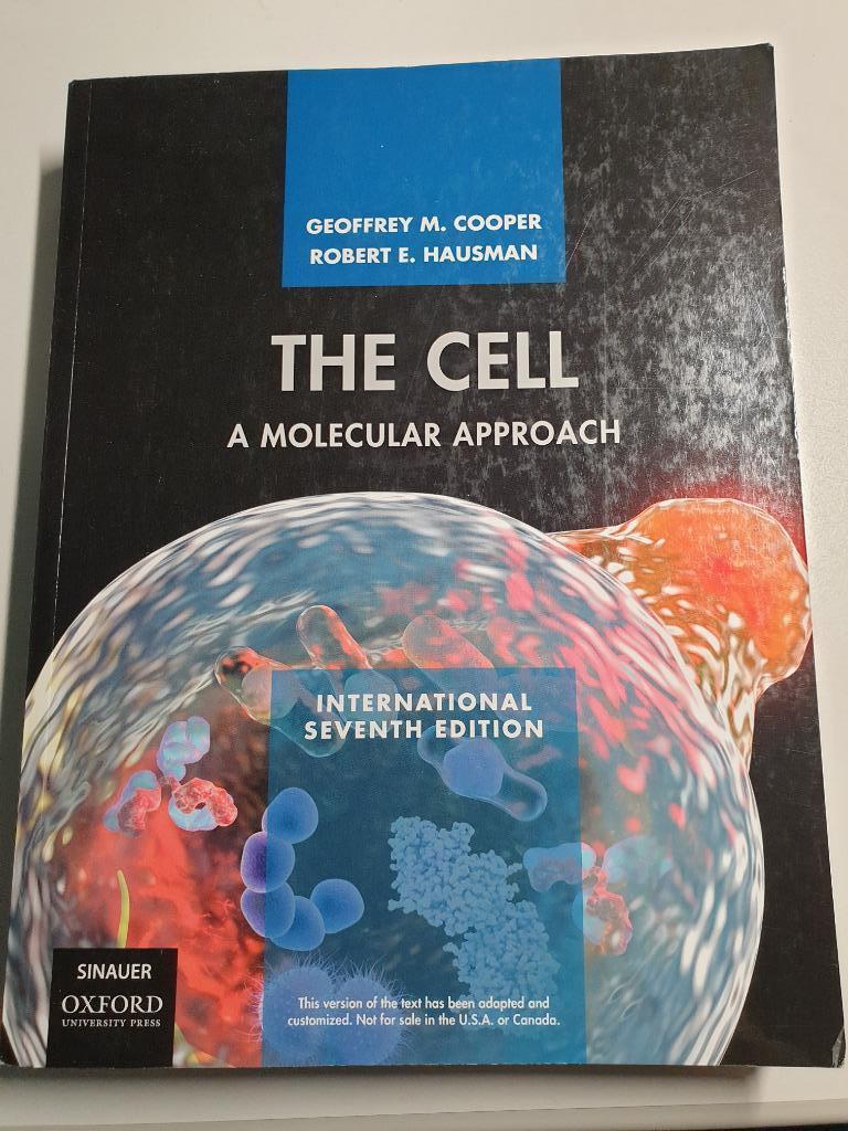 The cell, a molecular approach, Boeken, Studieboeken en Cursussen, Ophalen of Verzenden, Zo goed als nieuw, Niet van toepassing