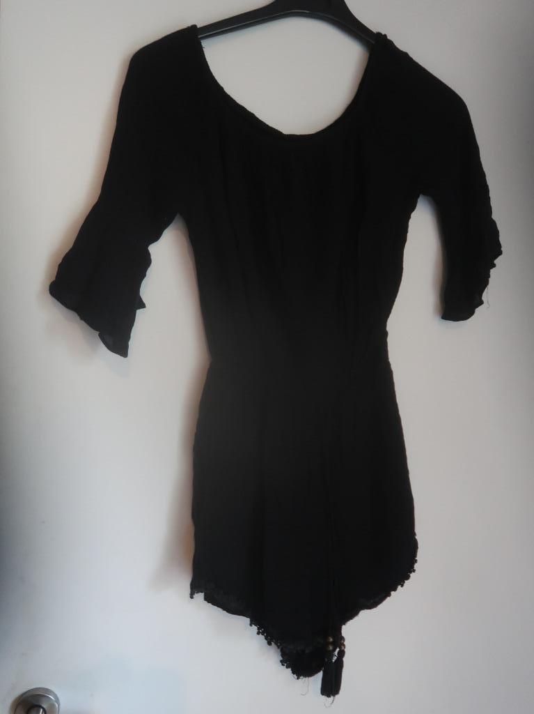 jumpsuit zwart  maat medium hollister, Maat 38/40 (M), Zwart, Ophalen of Verzenden, Gedragen