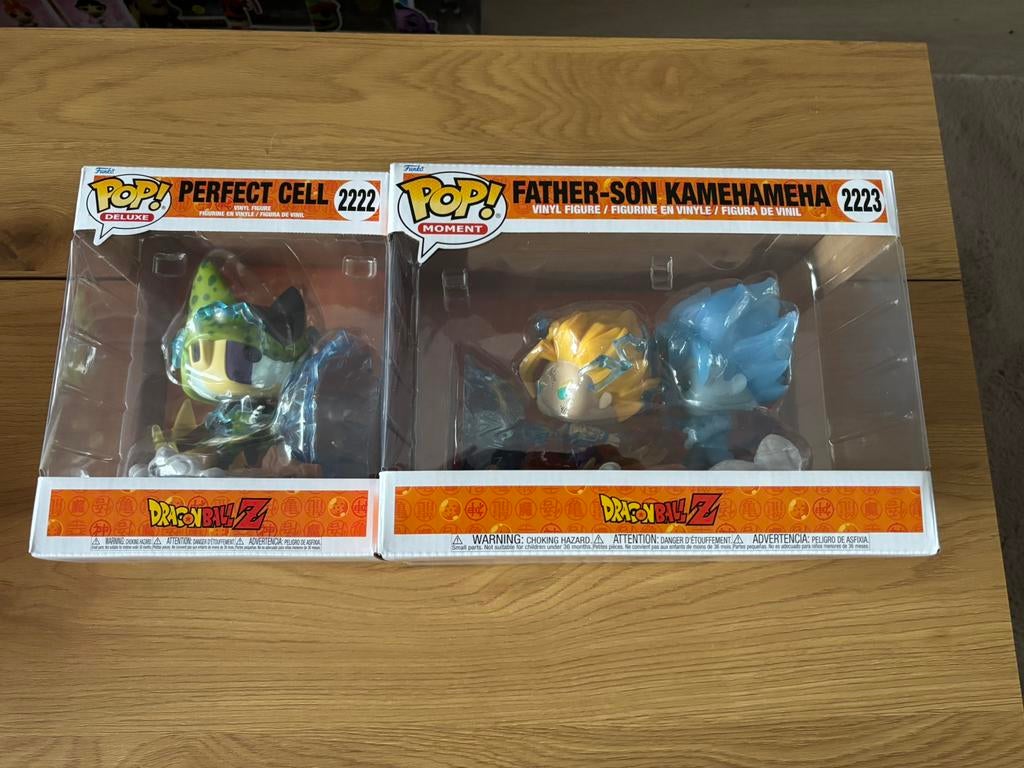 Funko Pop DBZ Perfect Cell & Père-Fils Kamehameha 2222 2223, Enlèvement ou Envoi, Comme neuf