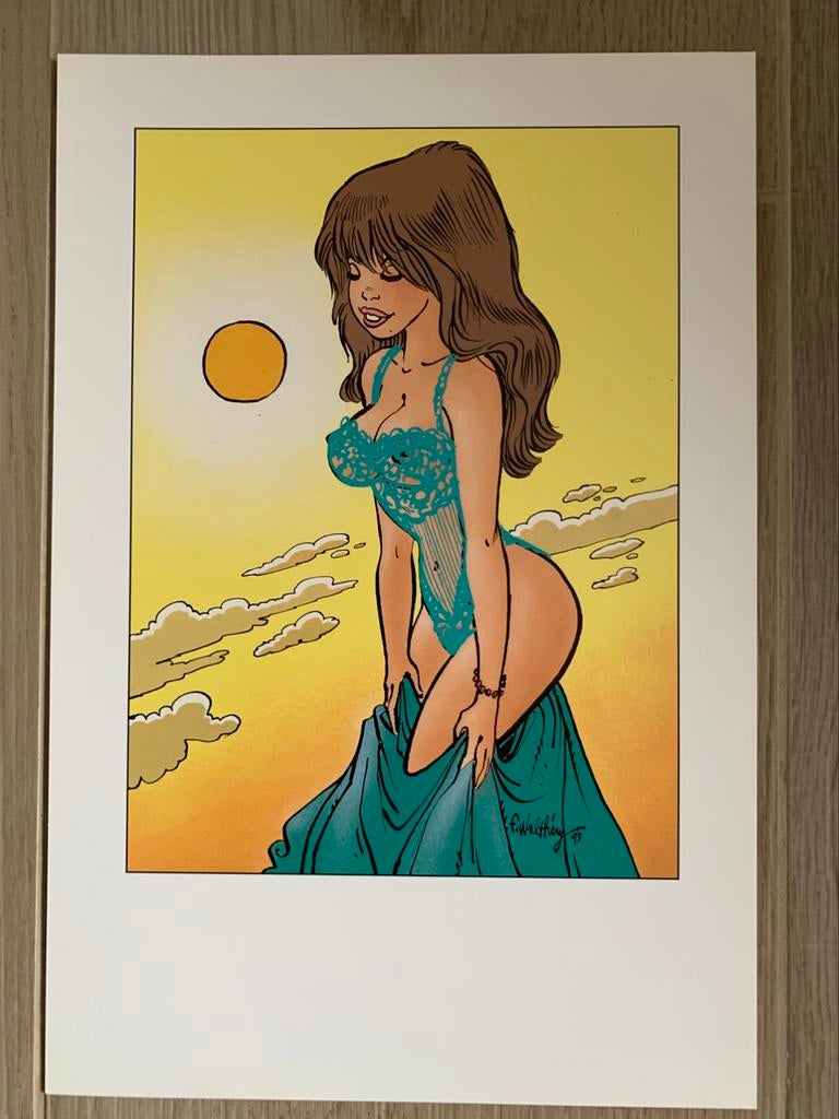 FRANÇOIS WALTHÉRY – PORTFOLIO “POILS À GRATTER” (1993), Verzenden