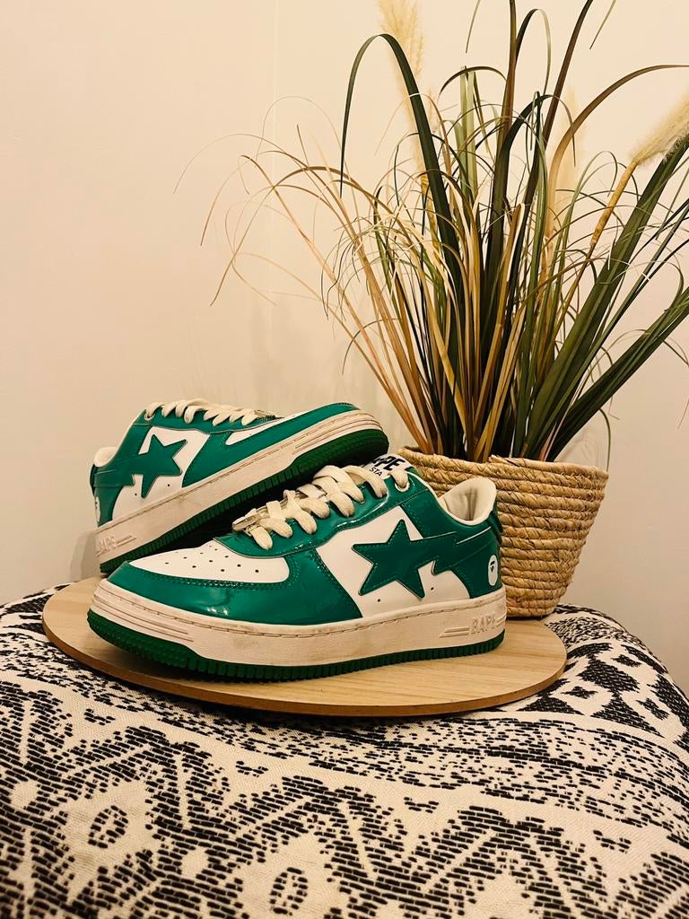 Bape Sta green, Kleding | Heren, Overige kleuren, Ophalen of Verzenden, Zo goed als nieuw, Sneakers