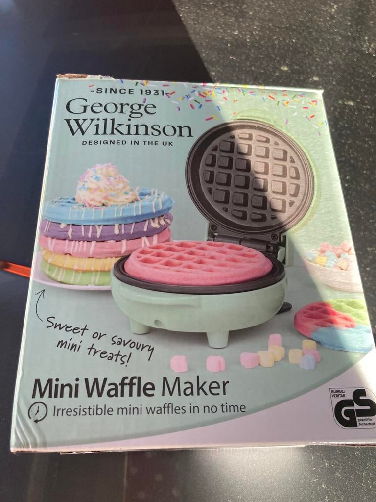 Mini wafelijzer, Ophalen of Verzenden, Zo goed als nieuw