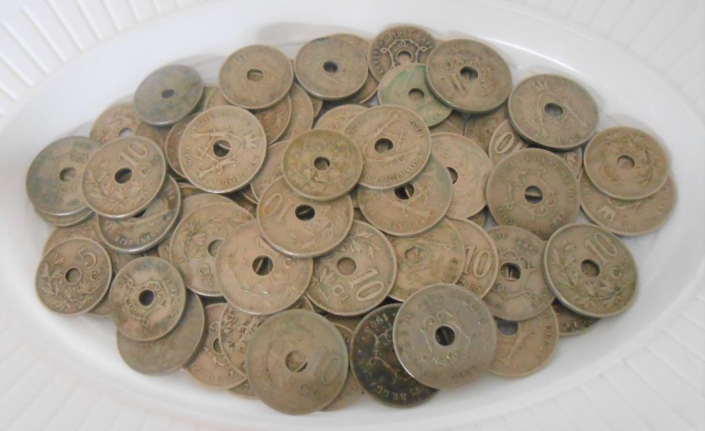 5 - 10 cents - Albert de eerste - 16 euro voor 1 kilo 750, Ophalen of Verzenden, België, Losse munt