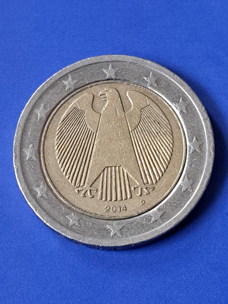 2014 D Allemagne 2 euros Munich, rare, Envoi, Allemagne, 2 euros, Monnaie en vrac