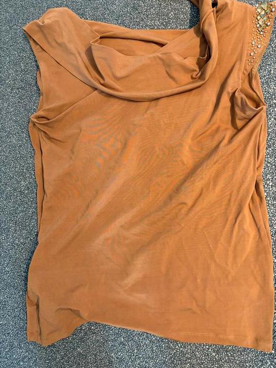 Roestbruine top (M), Ophalen of Verzenden, Zo goed als nieuw, Maat 38/40 (M)