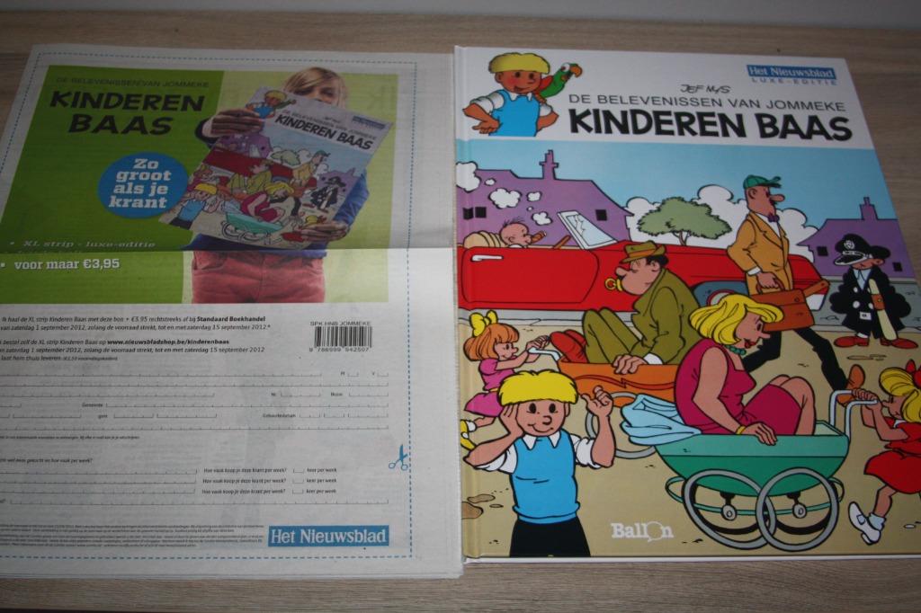 Luxe Editie ,Kinderen Baas , Jommeke ,Jef Nys ,groot HC 2012, Boeken, Eén stripboek, Nieuw, Ophalen of Verzenden, Jef nys