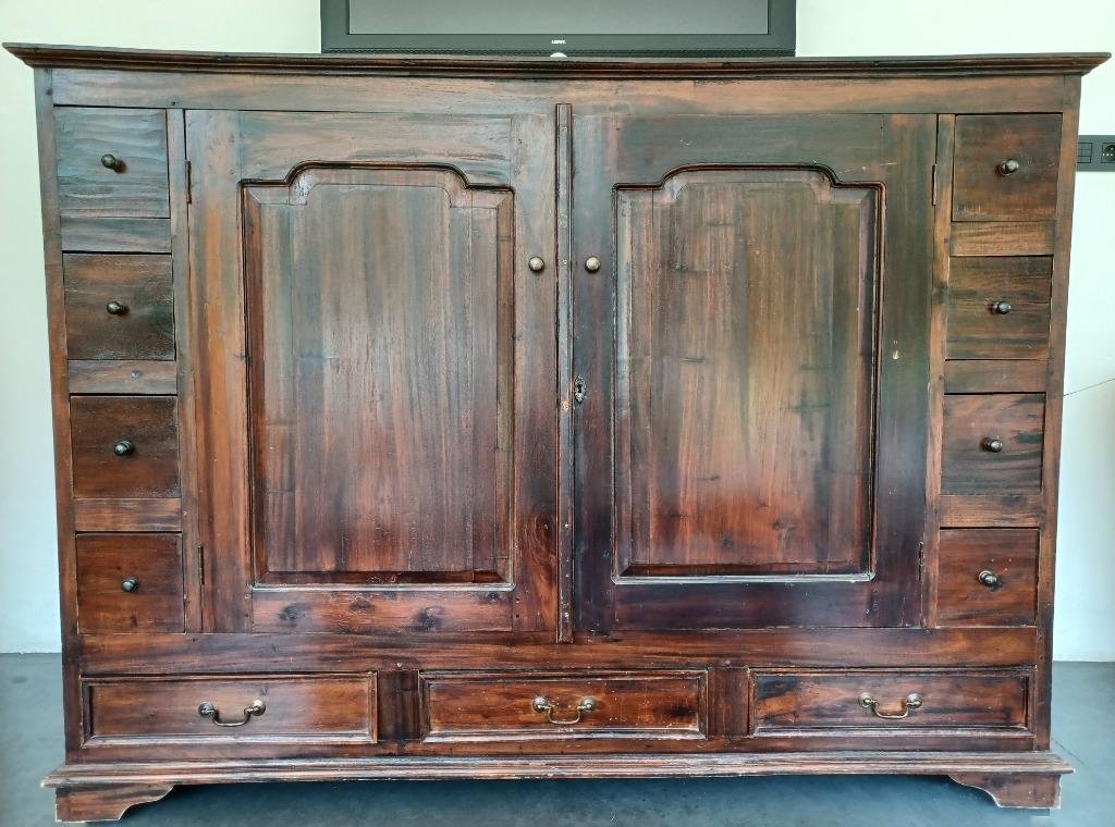 Kast EIK hout, Ophalen of Verzenden