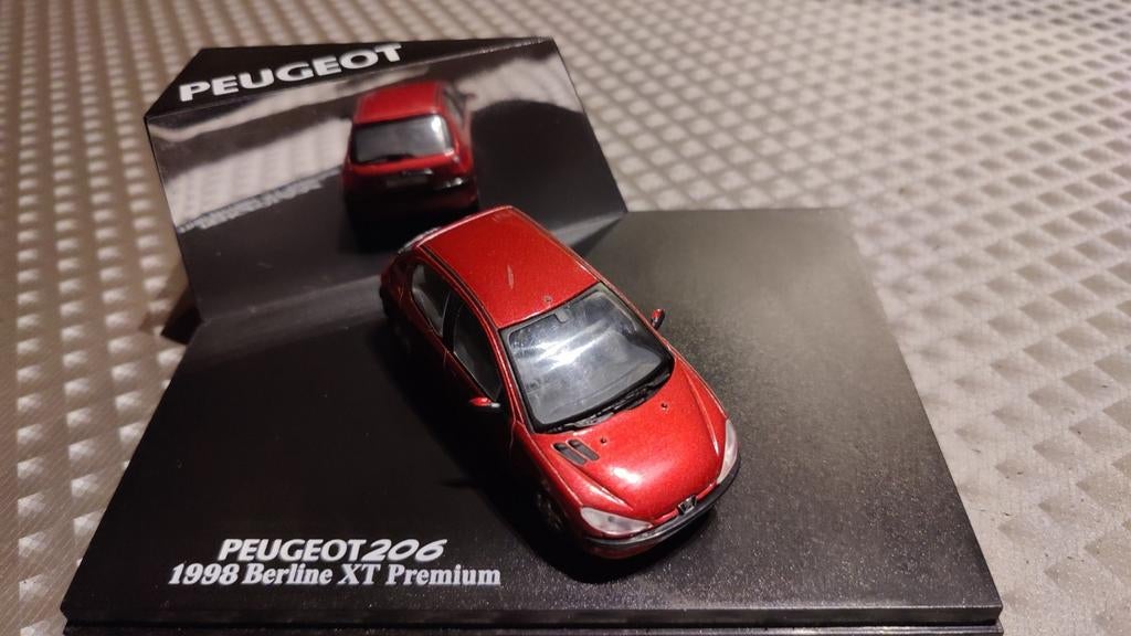 Peugeot 206 miniatuur, Enlèvement ou Envoi, Comme neuf, Norev