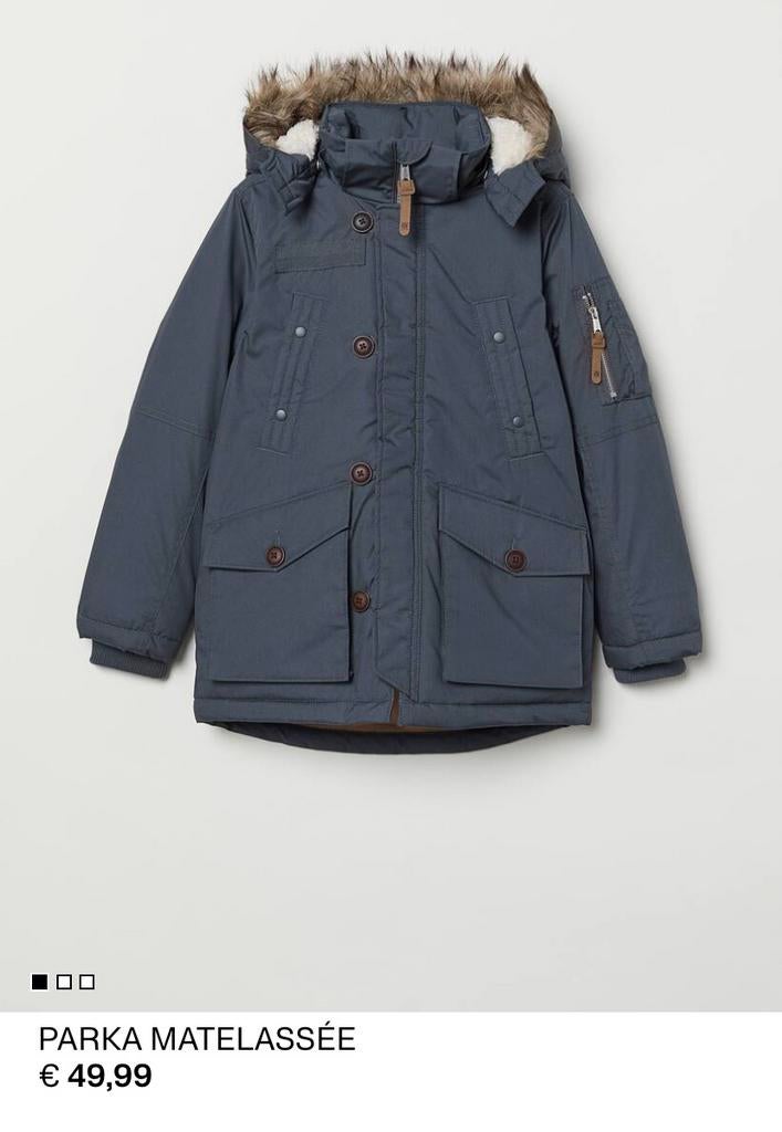Parkajas, Ophalen, H&M, Obaïbi, TAO, Zara,.., Zo goed als nieuw, Jongen