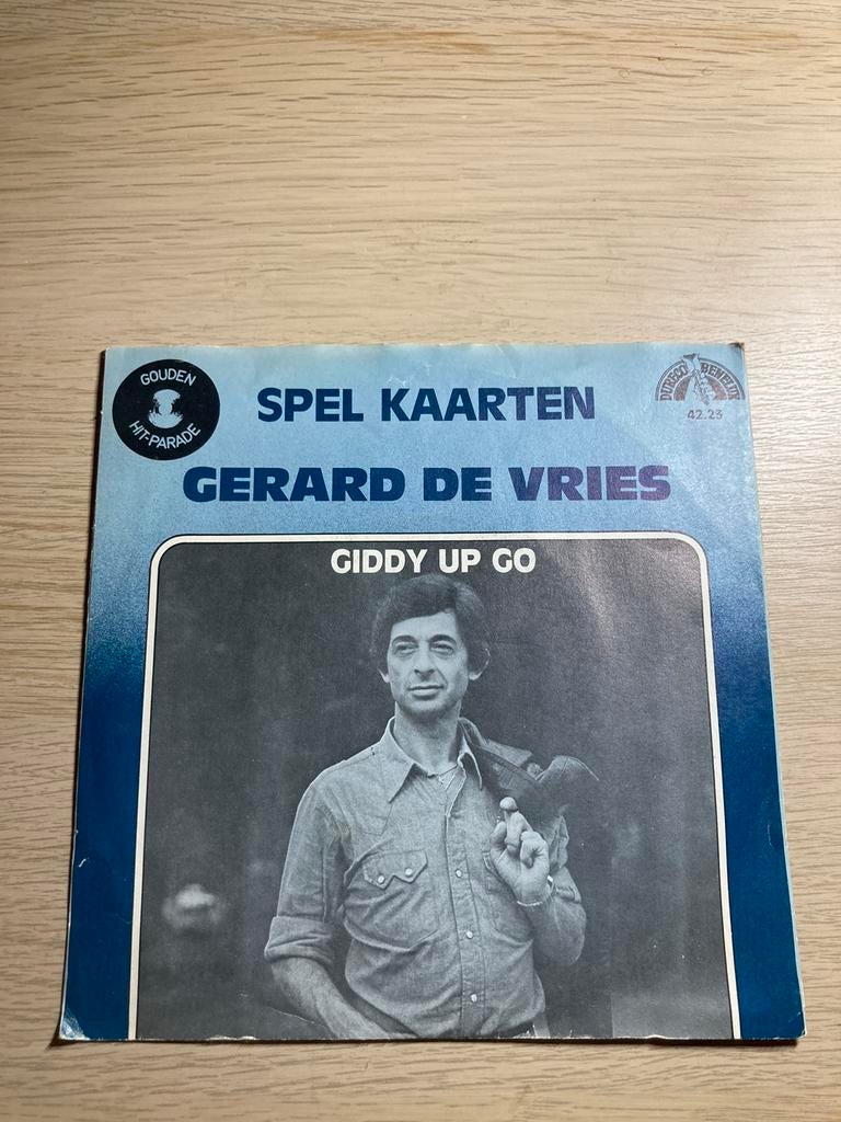 Gerard de vries  spel kaarten ( gezocht single ), Ophalen, Zo goed als nieuw, Single