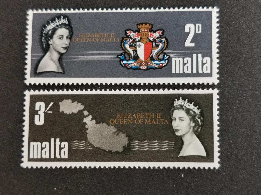 Malte 1967 - visite de la reine Elisabeth II, carte **, Enlèvement ou Envoi, Malte, Non oblitéré
