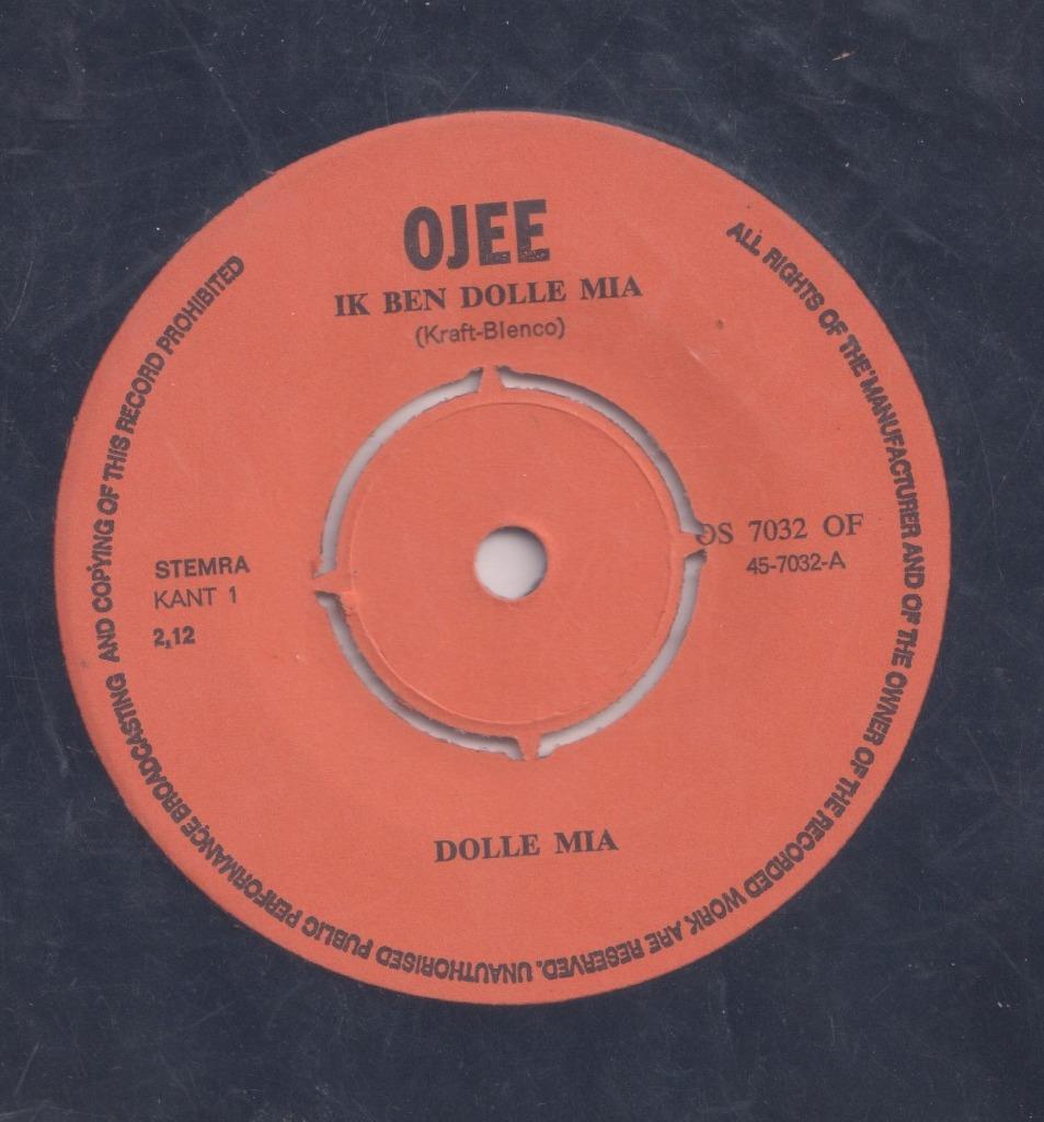 Dolle Mia – Ik ben dolle Mia / In dat mooie hemelbed - Singl, Gebruikt, 7 inch, Single, Ophalen of Verzenden