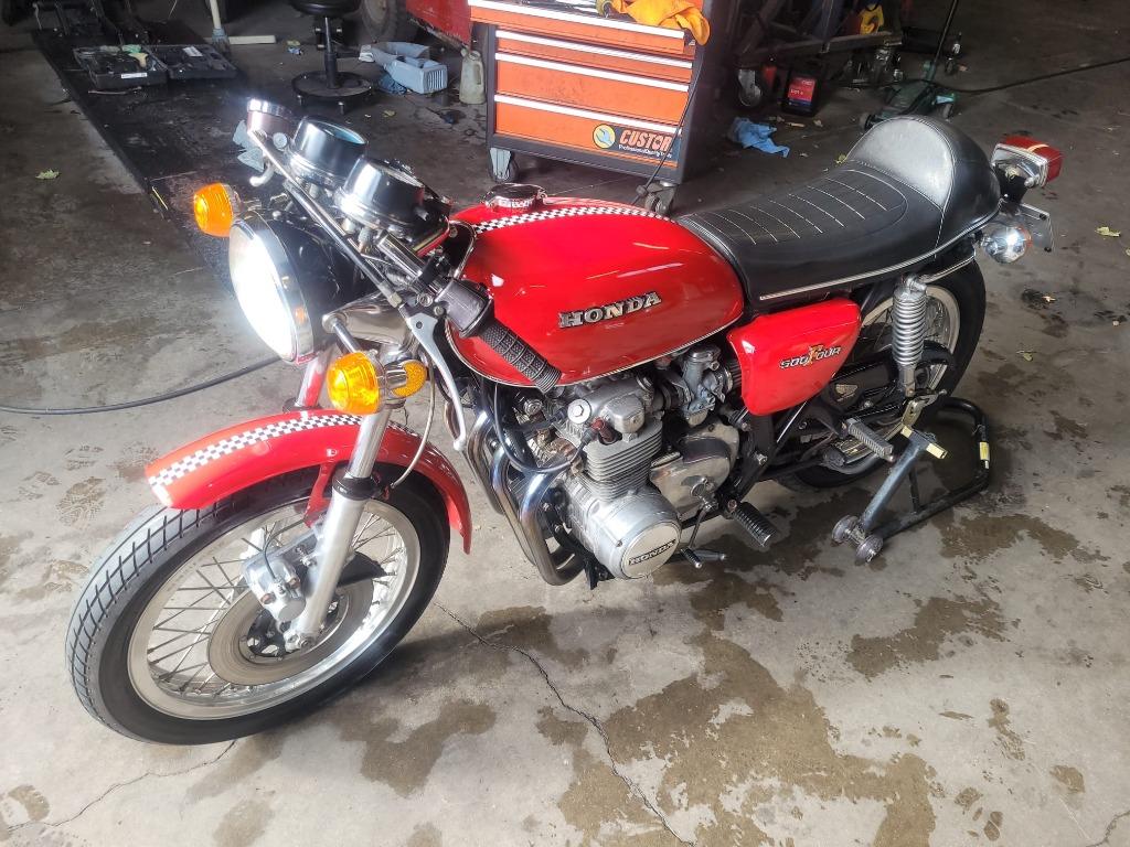 Honda cb k2 500cc four 1974, Enlèvement