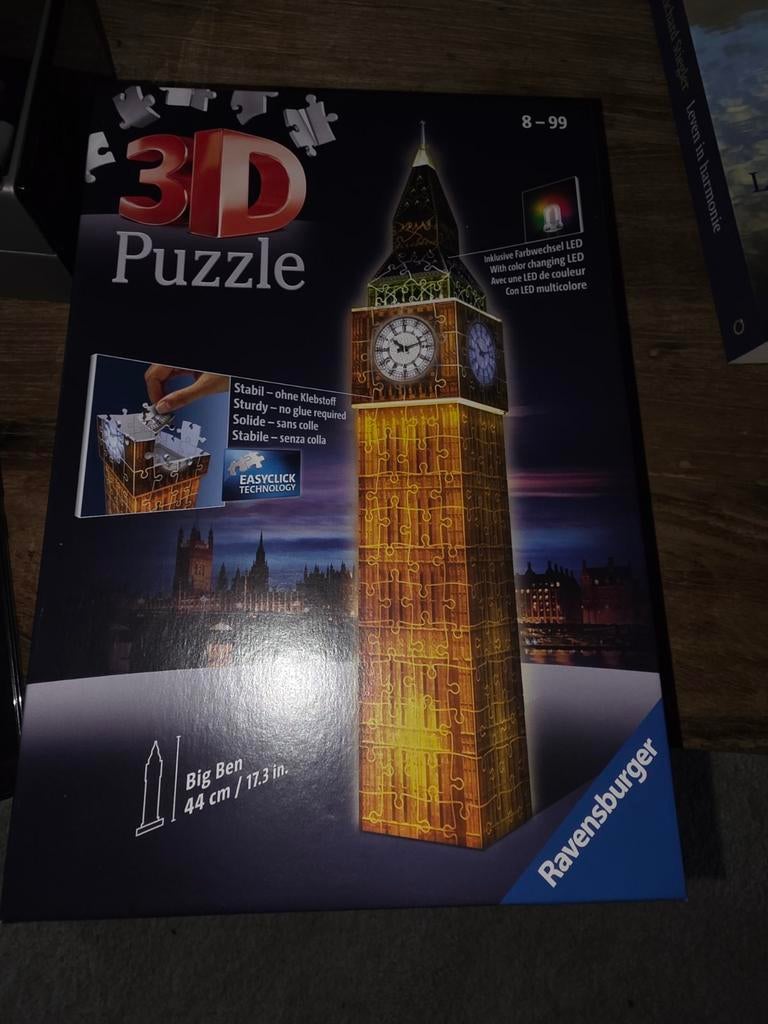 Big Ben 3d puzzel van Ravensburger, Hobby en Vrije tijd, Ophalen