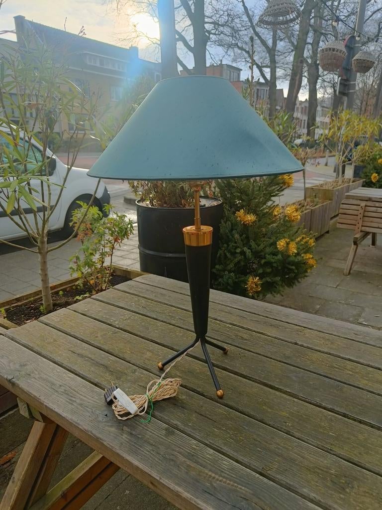 Vintage tafellamp jaren 50, Ophalen of Verzenden