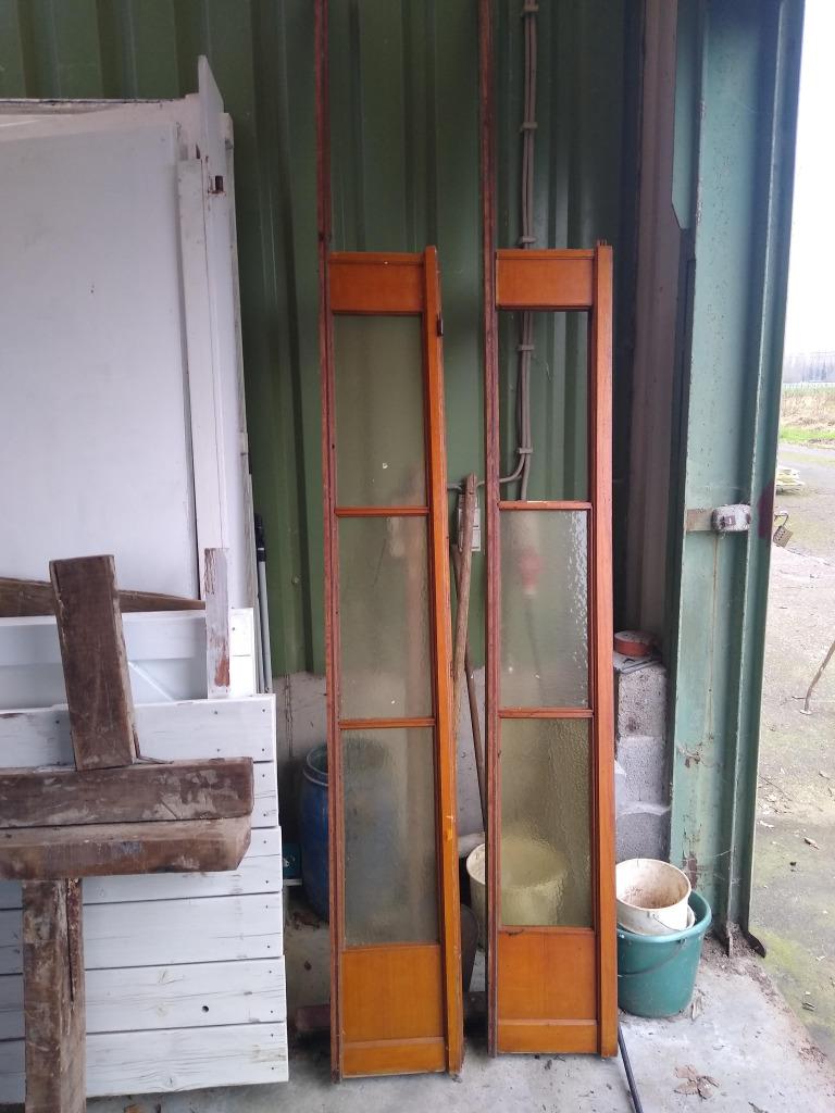 Decoratieve wand/deur elementen met glas, Doe-het-zelf en Bouw, Ophalen, Gebruikt, Overige typen