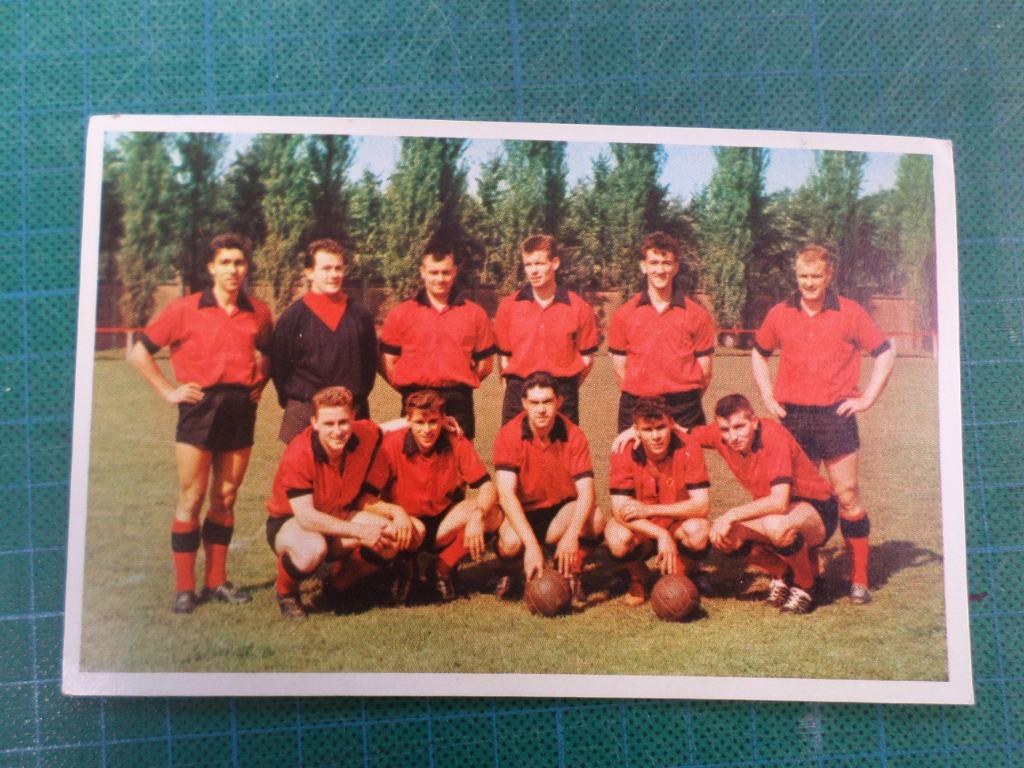 FC Beringen - Football chewing gum - CP -1962-1963, Ophalen of Verzenden, 1960 tot 1980, Ongelopen, Sport en Spel