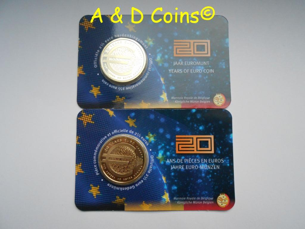 Belgie 2,5 € coincard 2022, Ophalen of Verzenden, België, Overige waardes, Losse munt