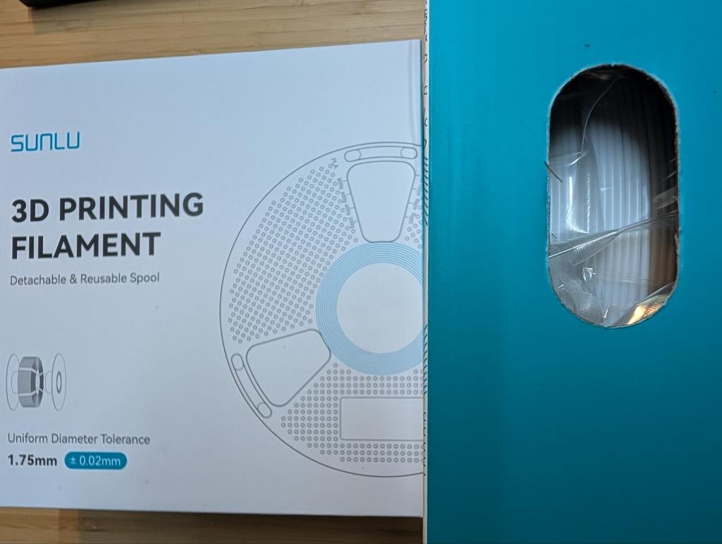 Sunlu PETG MAT high sp filament 1,75 1kg ( div. kleuren), Computers en Software, Ophalen, Nieuw