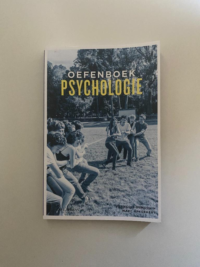 Oefenboek Psychologie, Enlèvement, Comme neuf, Enseignement supérieur, Marc Brysbaert
