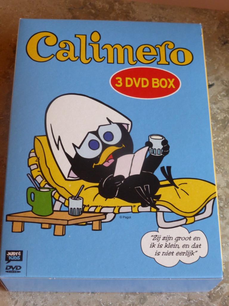 DVD-Box 'Calimero' 3 DVD's met 8 afleveringen, Enlèvement, Comme neuf