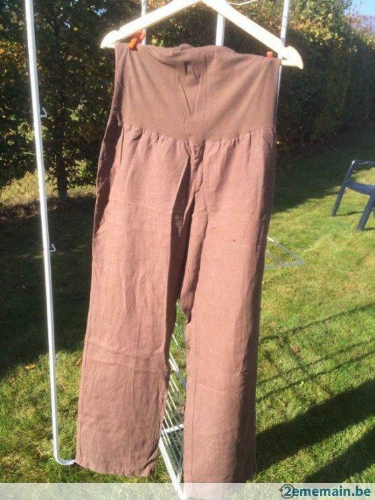 Pantalon de grossesse, Vêtements | Femmes, Envoi, Porté, Taille 36 (S), Brun