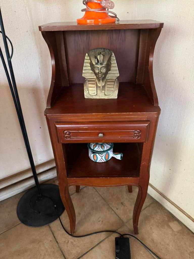 Klein vintage houten accentmeubilair, Huis en Inrichting, Kasten | Overige, Ophalen, Zo goed als nieuw