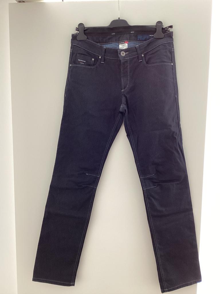 BMW Fivepocket jeans denim maat 28/32, Motoren, Kleding | Motorkleding, Ophalen, Dames, Broek | textiel, BMW