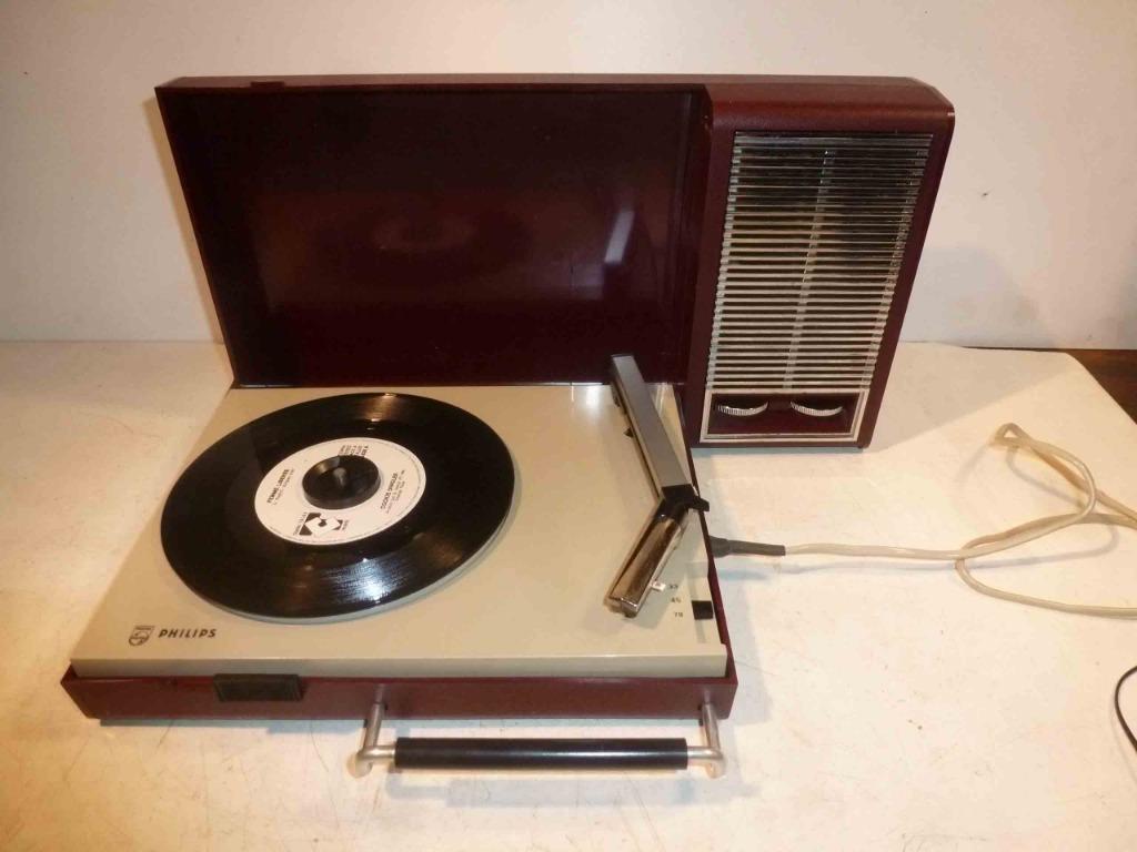 tourne disque Philips 22GF110-01X (n°2)repliable - Bordeaux, Enlèvement ou Envoi, Utilisé, Tourne-disque, Philips