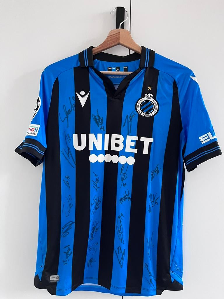Gesigneerd Club Brugge shirt 2022/2023 – Champions League, Enlèvement, Comme neuf, Maillot