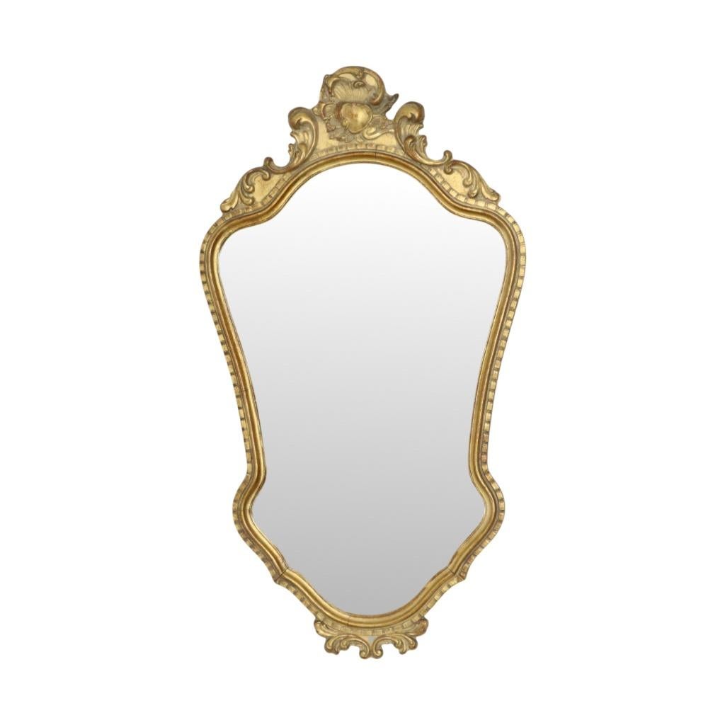 Klassieke Facetgeslepen Bladgoud Spiegel Deknudt 75cm, Huis en Inrichting, Woonaccessoires | Spiegels, Gebruikt, Minder dan 50 cm