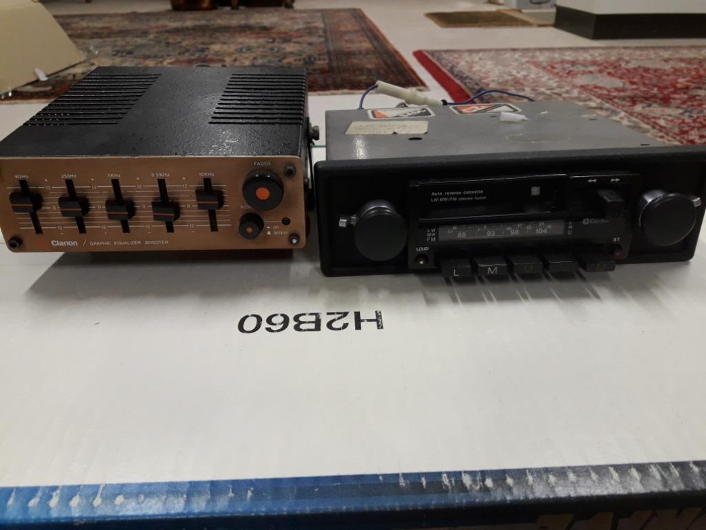 clarion autoradio met equalizer booster, Ophalen, Gebruikt