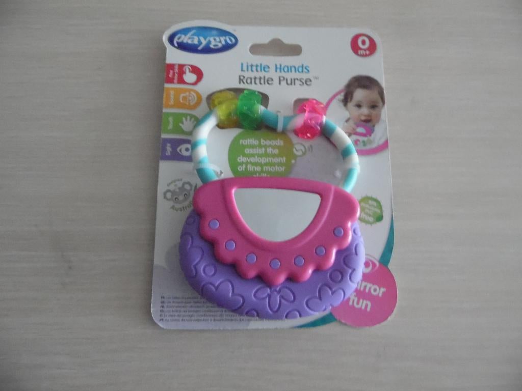 HOCHET   SAC    PLAYGRO   NEUF, Enlèvement ou Envoi, Neuf, Hochet, Sonore